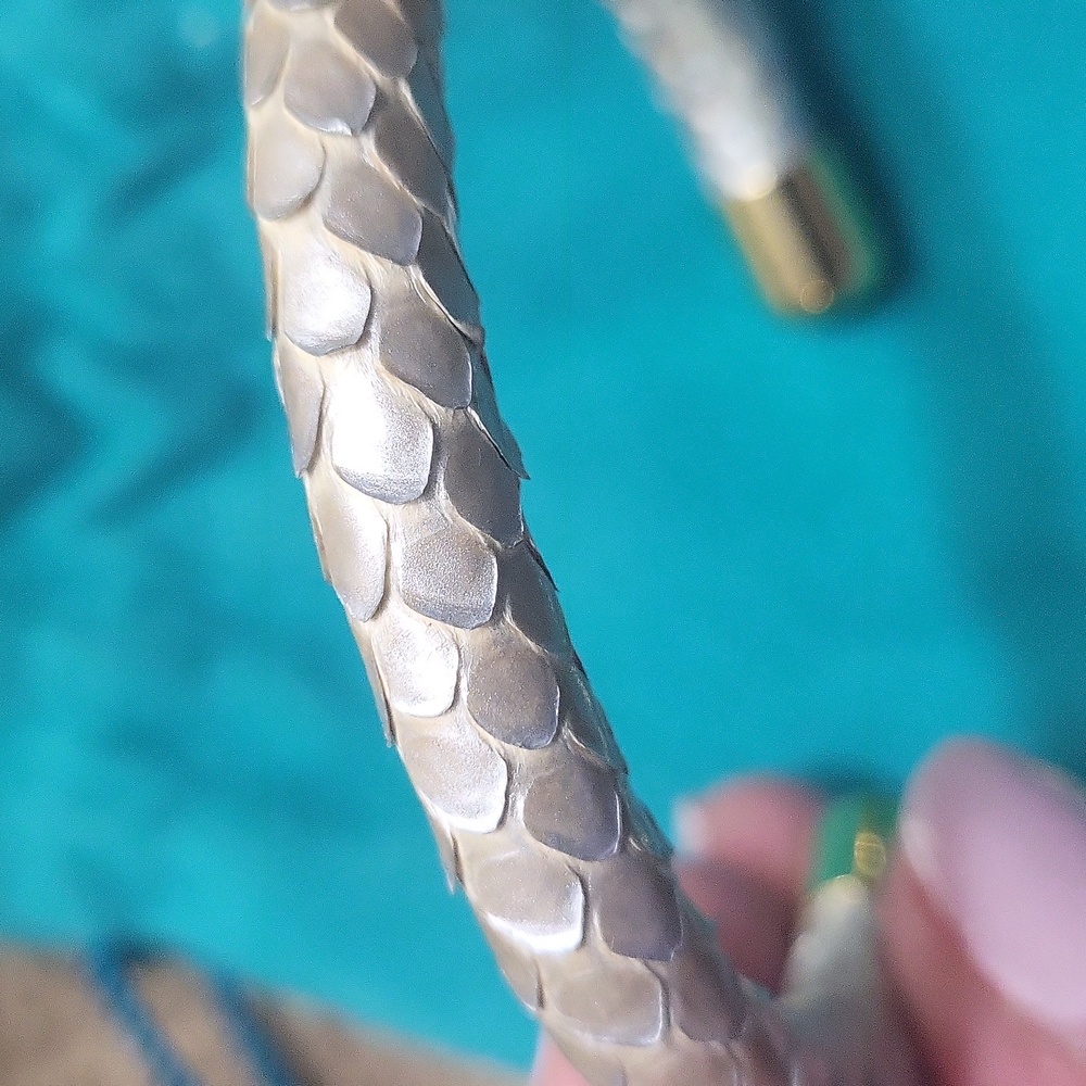 Rustic Cuff, Snakeskin Cuff - image 4